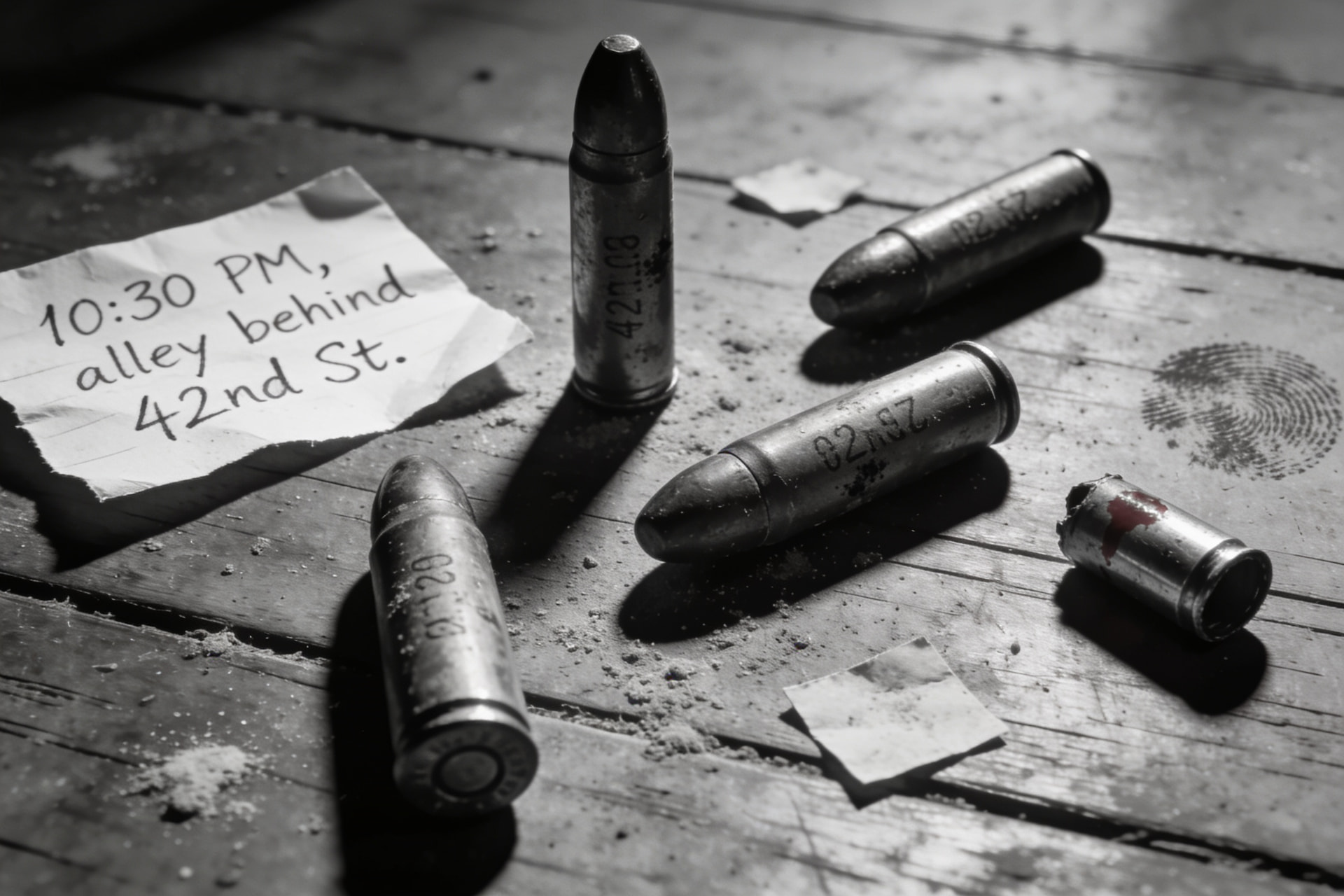 Noir evidence photograph — #CLUE 04, Randy Adams case history